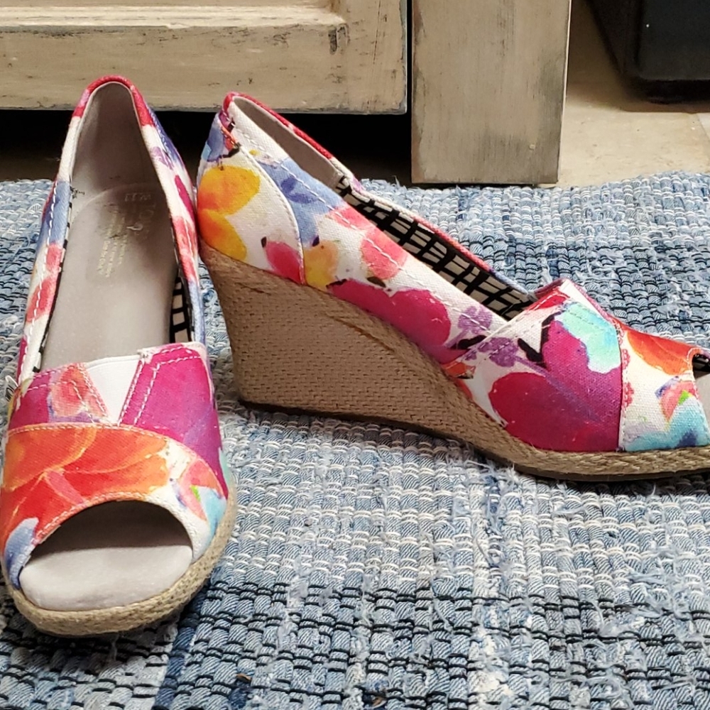 Toms open toe wedges - Picture 3 of 6